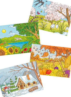 Anotimpuri – Set planse (KP-002) - 30 x 40 cm - Kreativ