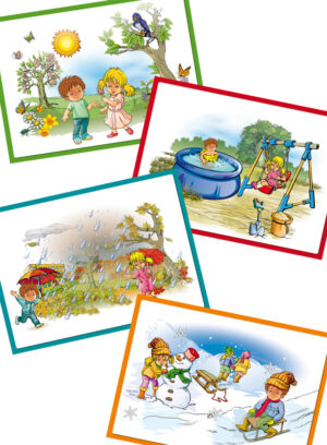 Anotimpuri – Set planse (KP-001) - 40 x 50 cm - Kreativ