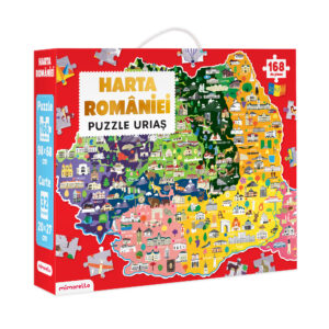 Joc educativ - Puzzle Mimorello - Harta României - Kreativ