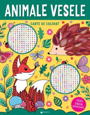 Animale vesele – 1000 strasuri autocolante