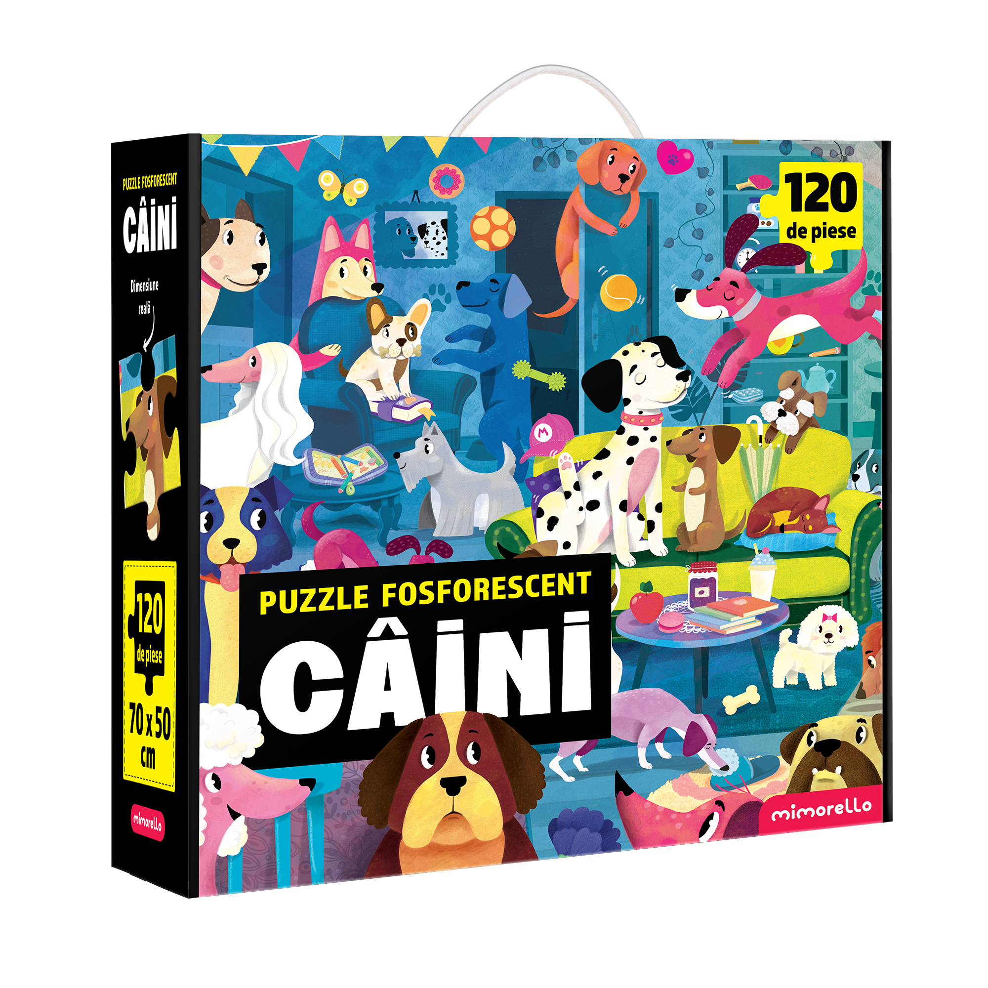 Câini – Puzzle fosforescent