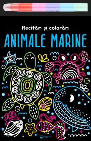 Animale marine - Recitam si coloram